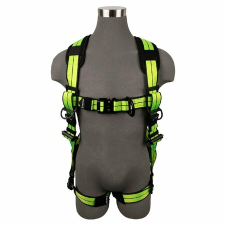 SAFEWAZE PRO+ Full Body Harness: 1D, QC Chest, FD, QC Legs FS-FLEX280-FD